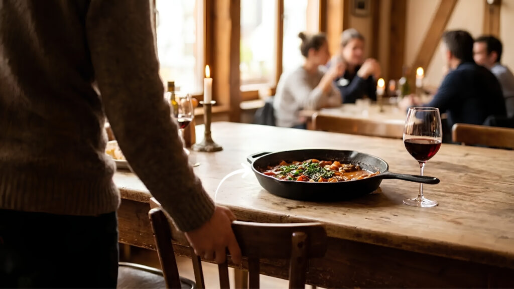 Après chaque repas, elle range sa chaise sans y penser ce geste ordinaire suggère un trait de caractère plus profond